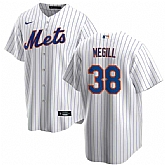 Men's New York Mets #38 Tylor Megill White Cool Base Stitched Jersey Dzhi,baseball caps,new era cap wholesale,wholesale hats